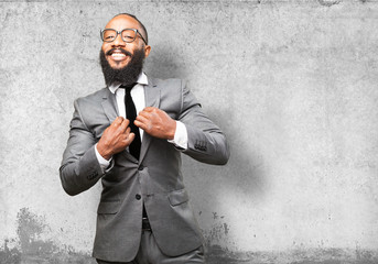 business black man proud