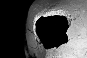 Skull of Cemetery in Naples - Italy
