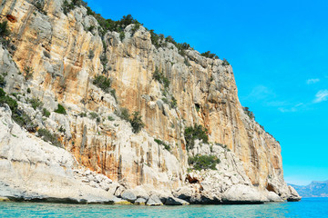 cliff in Orosei Gulf