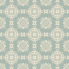 Foto op Plexiglas Elegant antique background image of spiral cross kaleidoscope pattern.   © Phoebe Yu