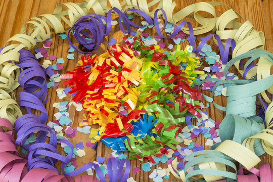 Wooden party carnival background