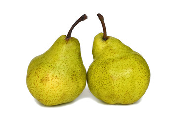 Pears isolated on white background