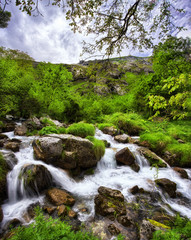 Tejo canal, Bulnes, Picos de Europa Natural Park, Spain