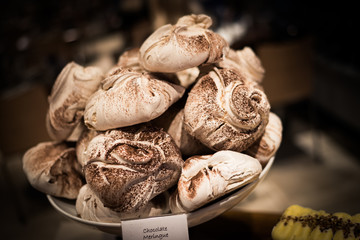 Meringues in mall