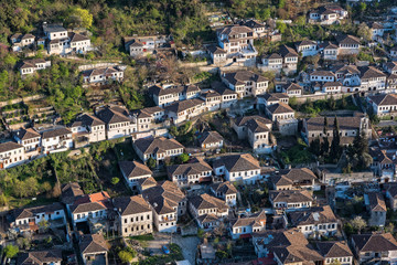 Fototapeta premium Traditional architecture in the old town of Berat in Albania