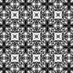 Чёрные и серые узоры. Q
