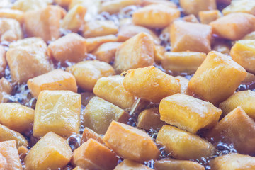 Preparing lunch at a weekly market on Inle Lake, Myanmar (Burma)