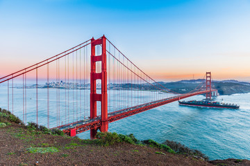 Sunset at Golden Gate Bridge, San Francisco