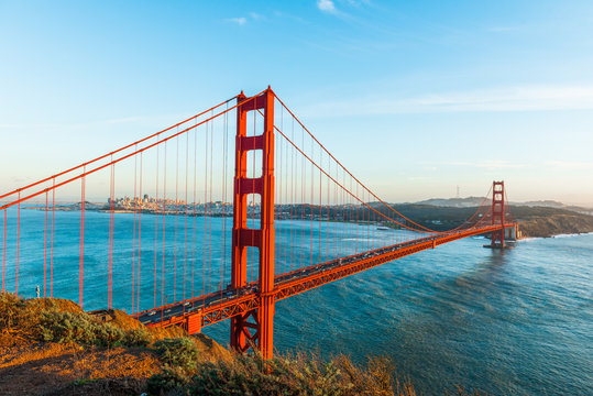 Sunset at Golden Gate Bridge, San Francisco
