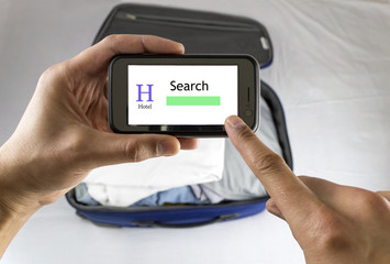 searching and booking hotel online