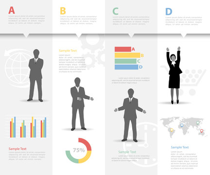Design template Infographic.Vector illustration can be used for layout, report, diagram, workflow