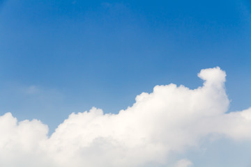 Beautiful of blue sky with cloud