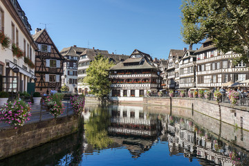 Fototapeta na wymiar Traditional cityscape in Strasbourg, France