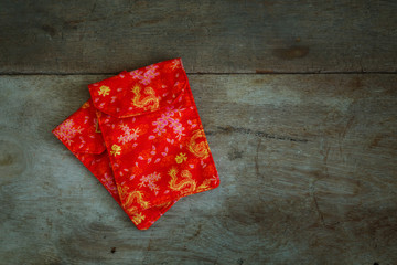 Red Lucky Money Pouches Prepared for a Chinese New Year