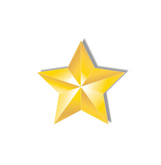 Vector of gold star