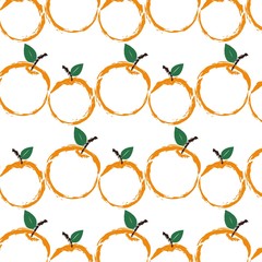 oranges line background