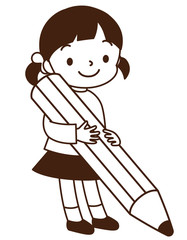 勉強のイメージ　子供　学習