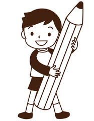 勉強のイメージ　子供　学習