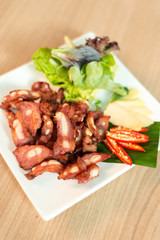 Deep fried sour pork spare rib bone