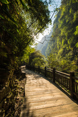 Three Gorges Tribe Scenic Spot along the Yangtze River