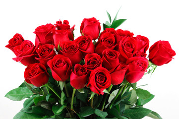 bouquet of red roses