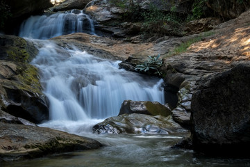 creek flowing over the rocks