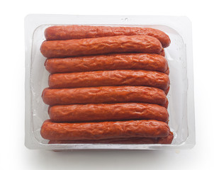 Smoked sausages (Jagdwurst)