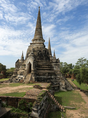 Fototapeta premium alte Tempelstadt Wat Phra Si Sanphet in Ayutthaya, Thailand
