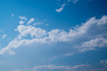 Beautiful colors on cloudscape for background