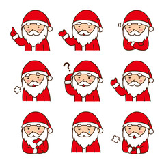 表情_サンタクロース