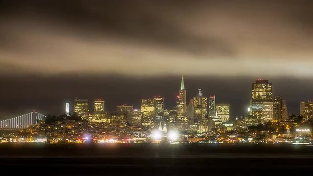 San Francisco's Nighttime Cityscape