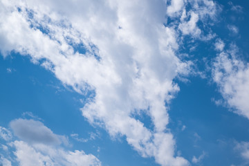 Beautiful colors on cloudscape for background