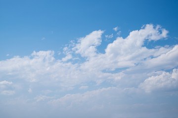 Fototapeta premium Beautiful colors on cloudscape for background