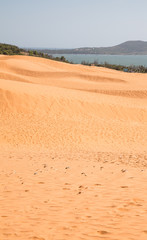 Rote Sanddünen in Mui Ne in Vietnam
