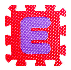 Alphabet jigsaw toy piece