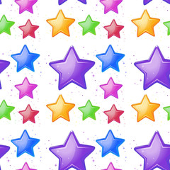 Obraz premium Background design with seamless stars