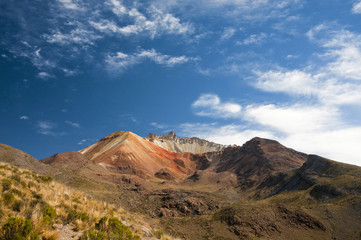 Fototapeta premium crater of Tunupa Volcano near Uyuni, Bolivia