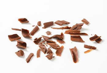 Chocolate shavings