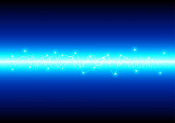 abstract blue light technology background. vector illustration d