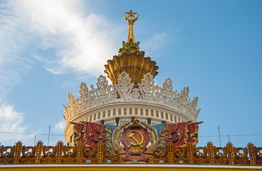 Detail of the pavilion 