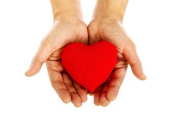 Obraz premium Heart in the hands