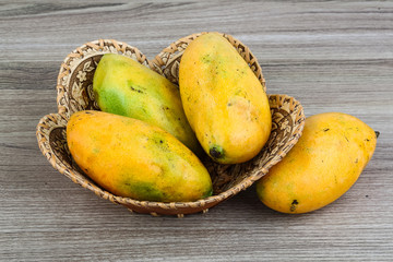Ripe yellow mango