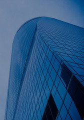 Fototapeta na wymiar Modern buildings for business concepts - toned image
