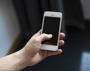 Phone in hand