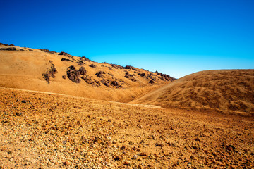 Fototapeta na wymiar Volcanic landscape on Teide 