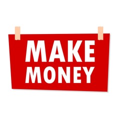 Make money Sign - illustration