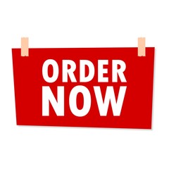 Order Now Sign - illustration