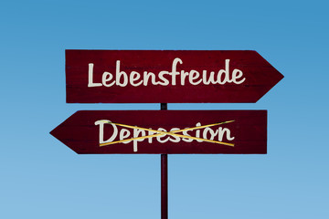 Strassenschild 48 - Lebensfreude