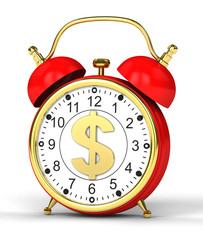 Dollar alarm clock