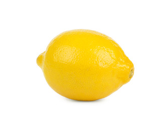 Lemon isolated on white background